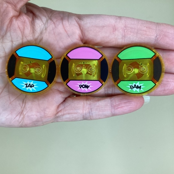 Lot of 3 Powder Puff Lego dimensions tags